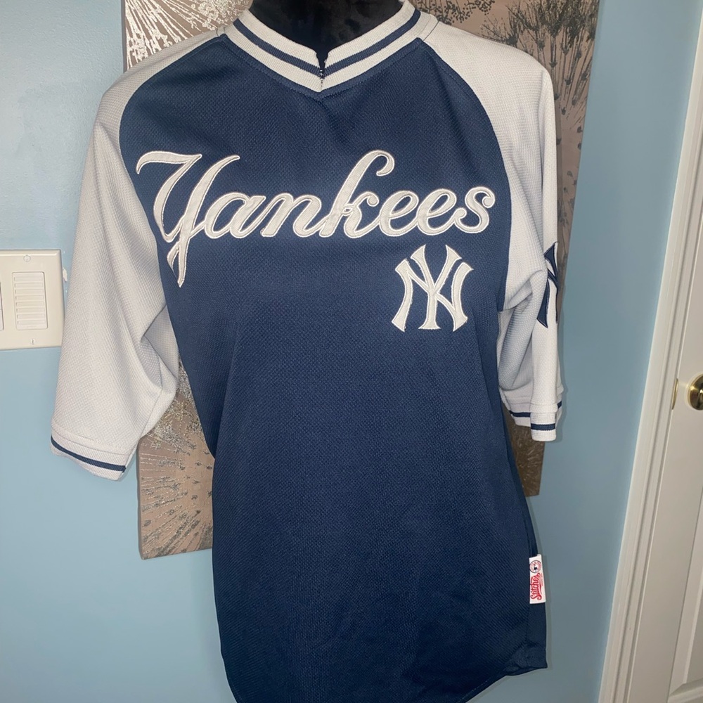 Stitches Navy Yankee Jersey Athletic Apparel